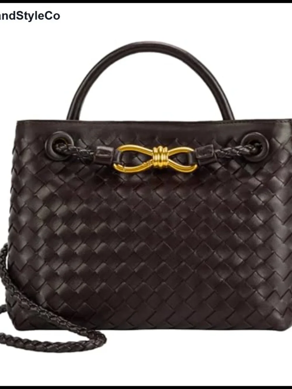 Woven Tote Bag for Women Leather Shoulder Handbag Top Handle Purses